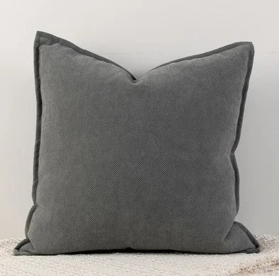 Chenille Throw Pillow Covers, 8 Colors