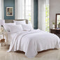 Embroidered Quilted Bedspread Set, Cotton 3 Piece