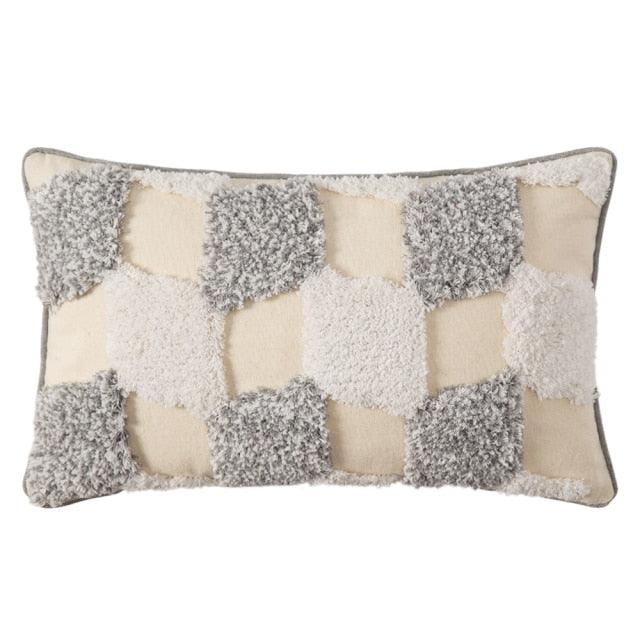 Boho Woven Cushion Cover, Tasseled Corners