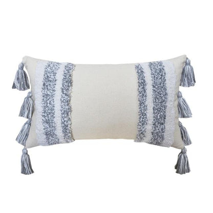 Boho Woven Cushion Cover, Tasseled Corners