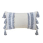 Boho Woven Cushion Cover, Tasseled Corners