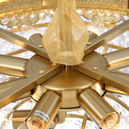 Stainless Steel Crystal Chandelier, LED