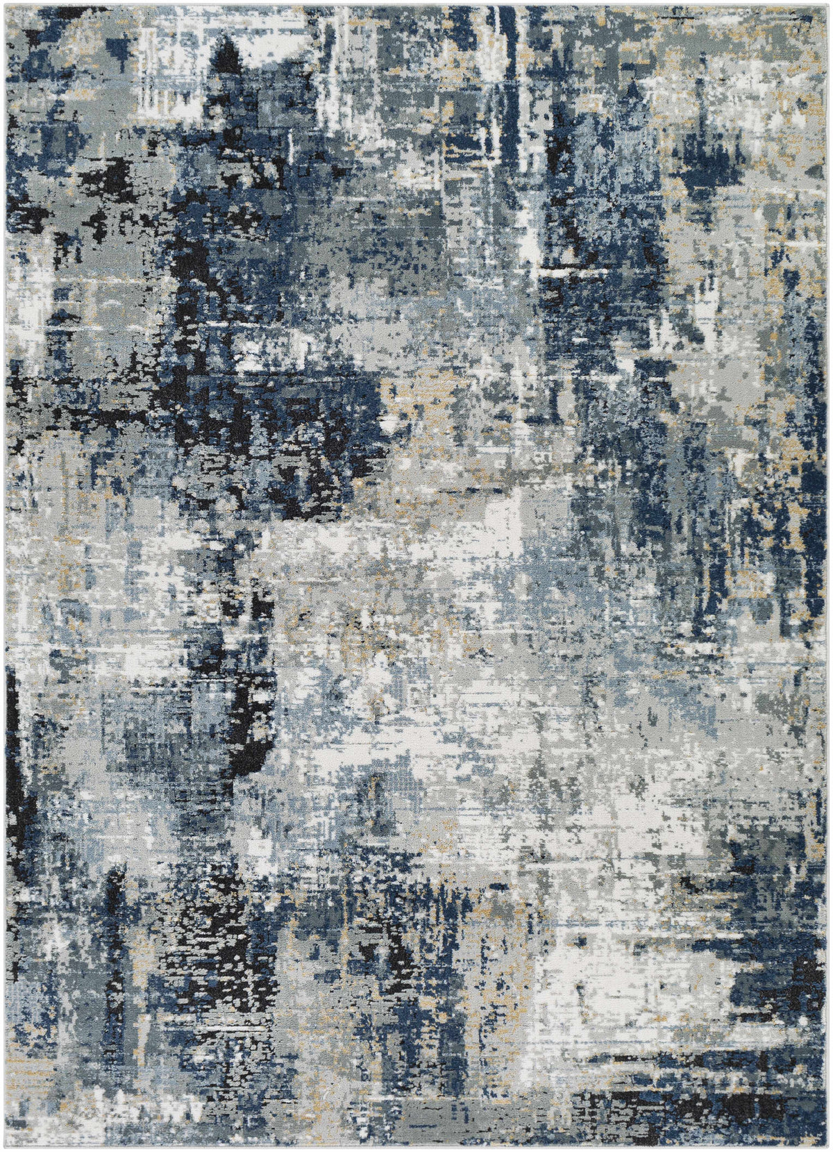 Close view of the abstract pattern and medium pile texture