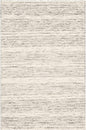 Hand Woven Wool Area Rug, Cream and Black